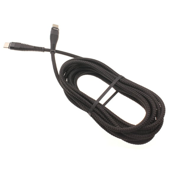6ft PD Cable Type-C to USB-C Charger Cord Power Wire Sync Braided Fast X3R for OnePlus 7 Pro, 8T Plus - Razer Phone,2 - RED Hydrogen One - Samsung Galaxy XCover Pro,S20 Ultra,Tab S6 Lite 10.4