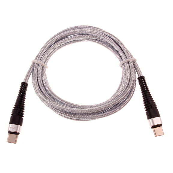 6ft PD Cable Type-C to USB-C for Samsung Galaxy S25/Edge/Plus/Ultra - Charger Cord Power Wire Sync Braided Fast