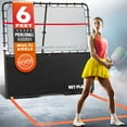 thumbnail image 1 of 6ft Pickleball Rebounder Training Aid, Adjustable Angle Easy Setup & Storage - Perfect Your Forehands Backhands Dinks Volleys Accuracy Coordination Kitchen Control, Designed for Pickleball, 1 of 9