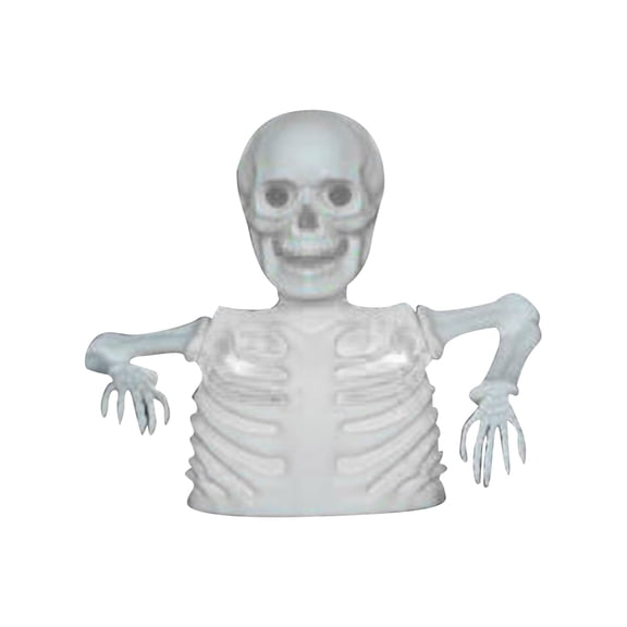 6ft Posable Glowing Skeleton – LED Light-Up Full Body Bone Prop with Bendable Frame for Indoor and Outdoor Halloween Decor