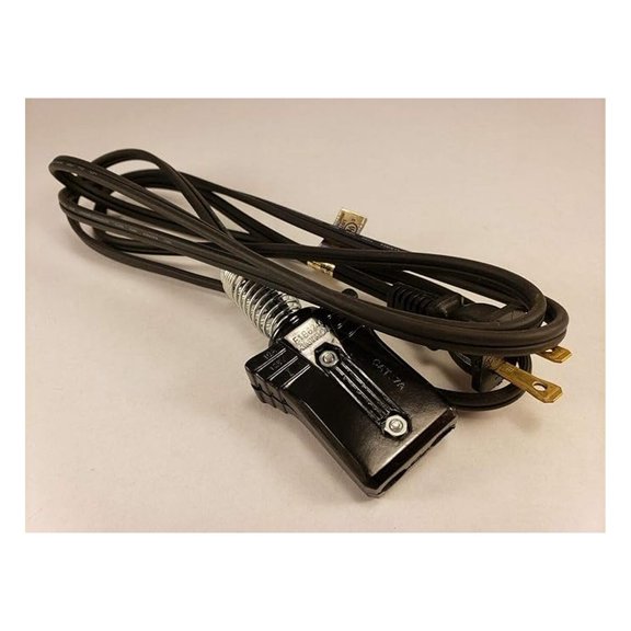 6ft Power Cord Replacement for Vintage Universal Coffee Percolator E9189 (3/4 2pin) - 6 Foot Cord for Older Units - Tested & Ready to Use