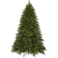 thumbnail image 1 of 6ft Pre-Lit Artificial Holiday Christmas Tree for Home, Office, Party Decoration w/ 350 Lights, 1910 Branch Tips, Easy Assembly, Metal Base, 1 of 7