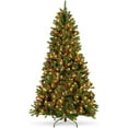6ft PreLit PreDecorated Spruce Hinged Artificial Christmas Tree w