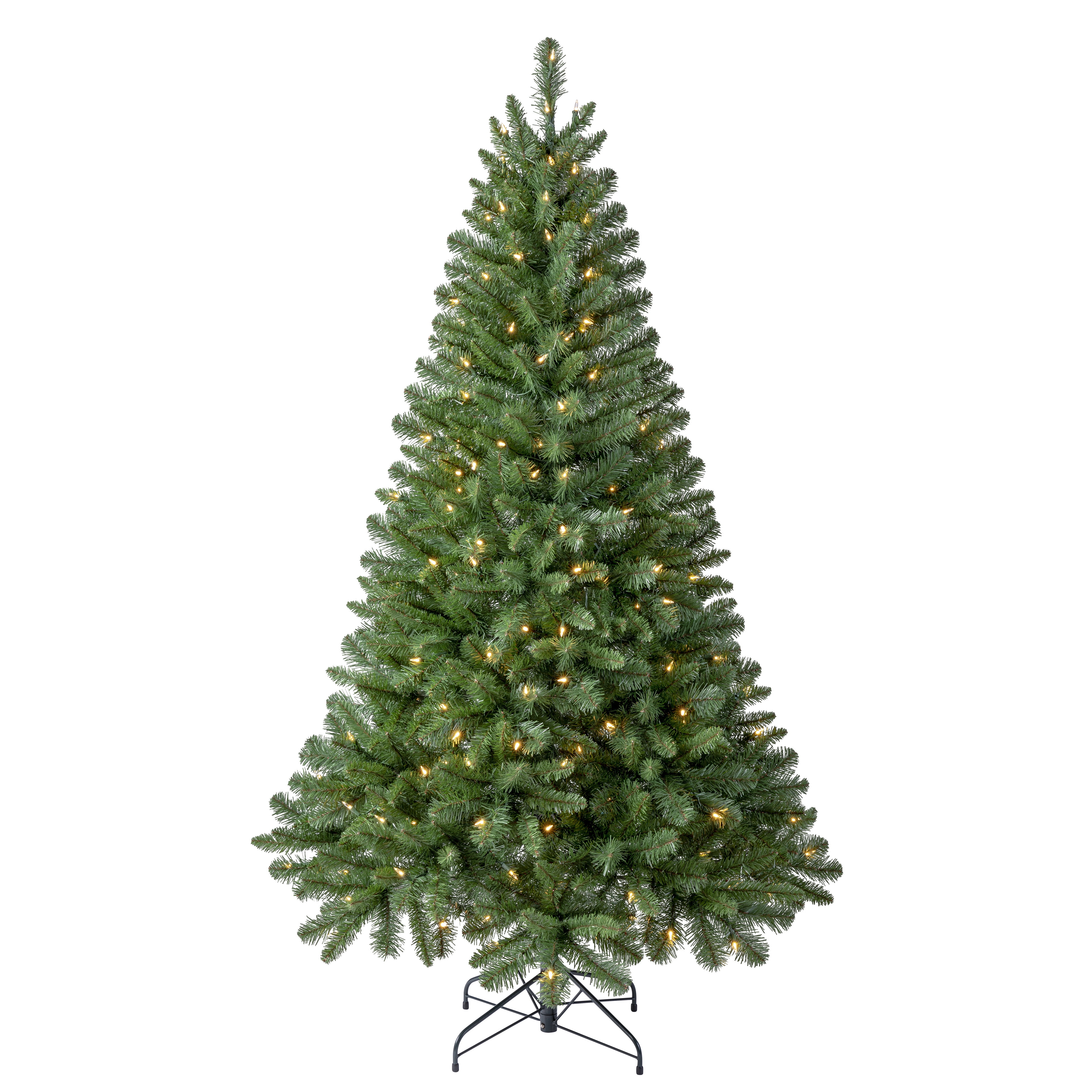 6ft. Pre-Lit Windham Spruce Artificial Christmas Tree, Warm White LED Lights by Ashland - Christmas Home Decor