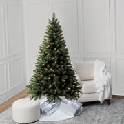 6ft. Pre-Lit Windham Spruce Artificial Christmas Tree, Warm White LED Lights by Ashland