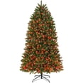 thumbnail image 1 of 6ft Prelit Christmas Tree with Full-Spectrum LEDs, Smart App Control, Wide Full Hinged Xmas Tree, Easy Assembly, 1 of 6