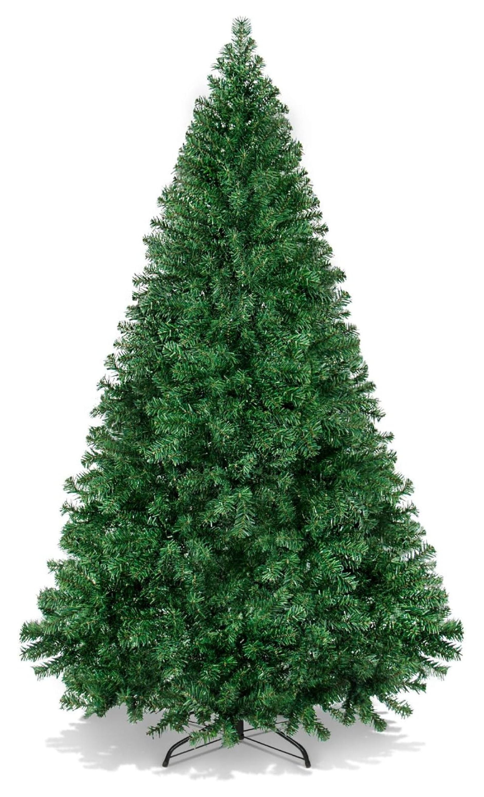 6-Foot Green Hinged Artificial Christmas Pine Tree with Metal Base