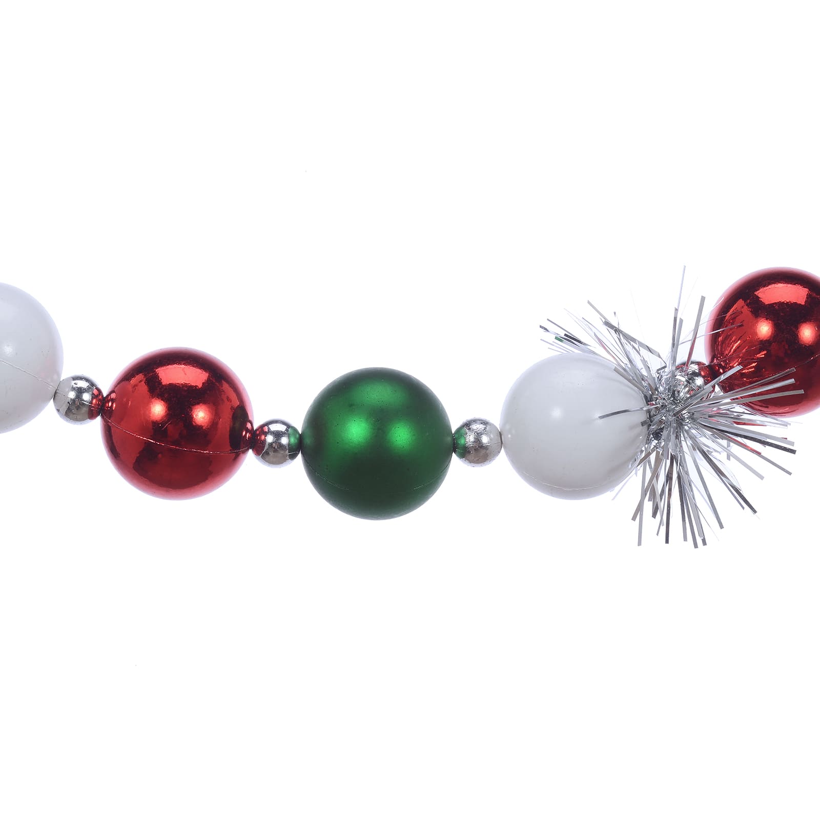 6ft. Red, White & Green Ball Garland by Ashland®Christmas Garland