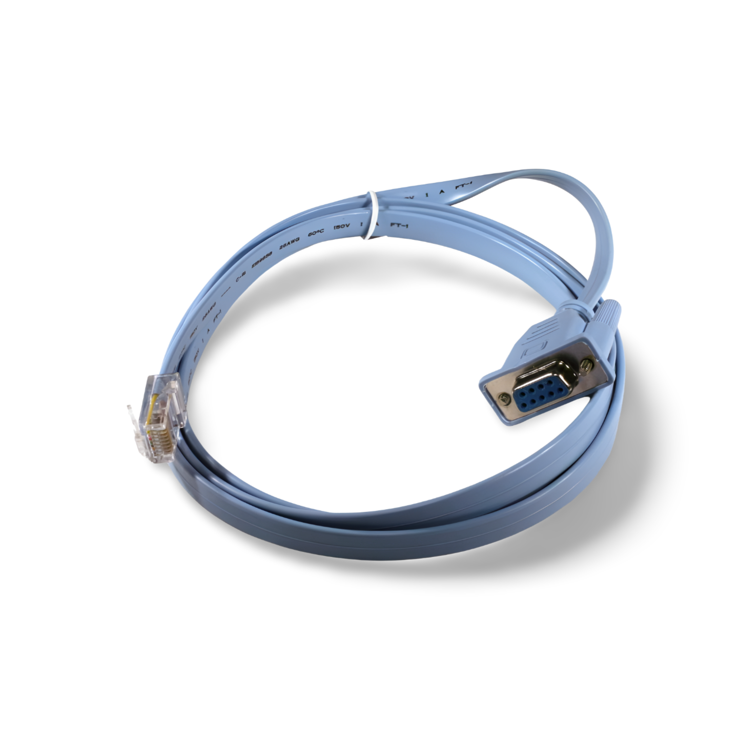 6ft Rollover Console Cable for Cisco RJ45 Male to DB9 Female 72338301 Blue