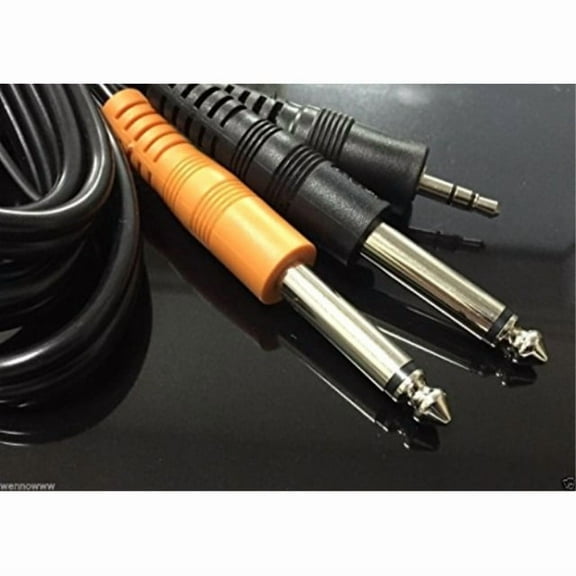 6ft Shield 3.5mm Male Stereo to Dual 1/4'' Male Mono Y-Cable for Phone to Mixer