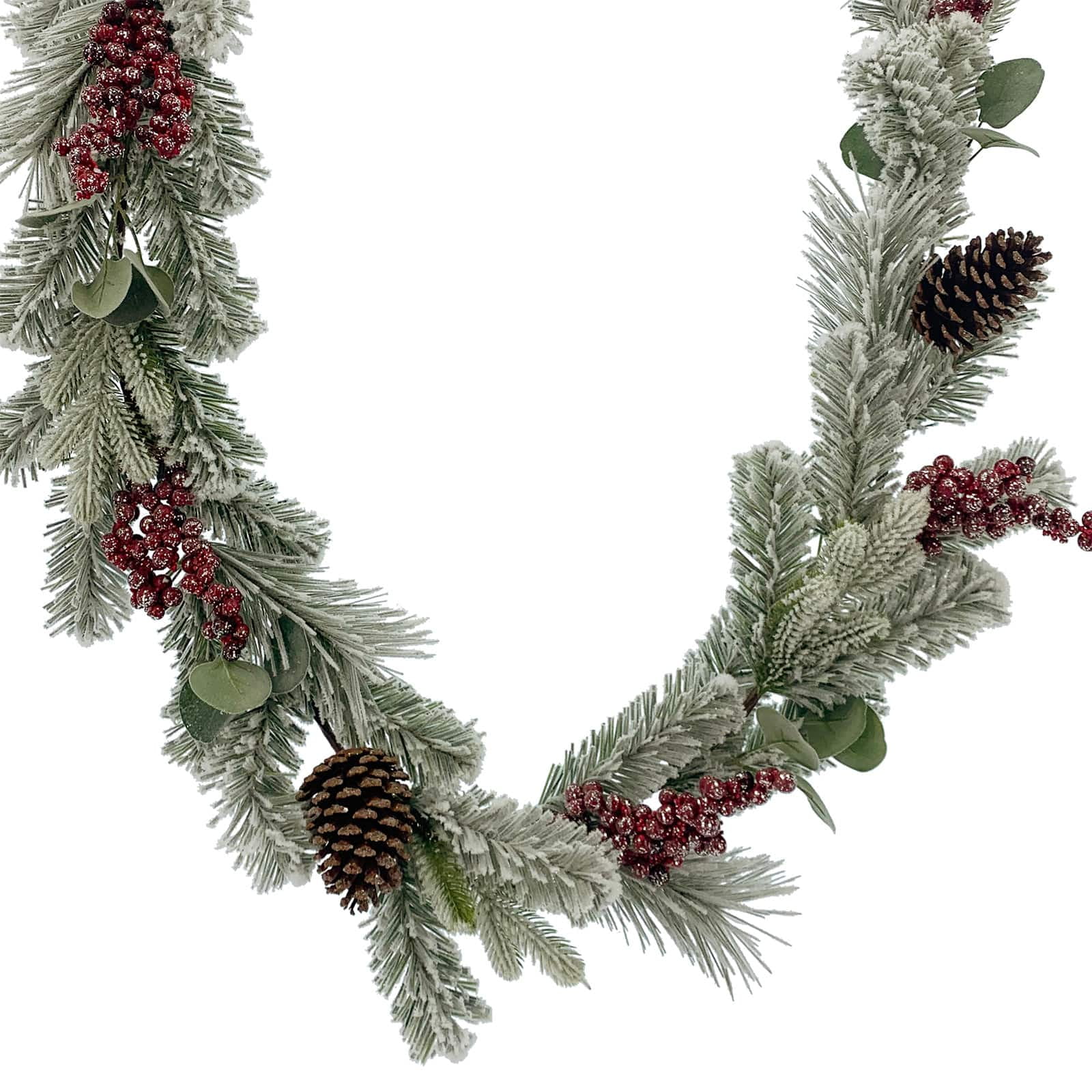 6ft. Snowy Red Berry & Pinecone Garland by Ashland®Christmas Garland