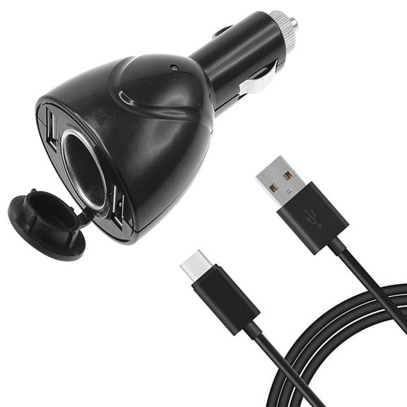 6ft Type-C Cable 2-Port USB Charger Compatible With Amazon Fire HD 10 (9th Gen 2019) - Power Cord DC Socket Splitter USB-C Wire Adapter