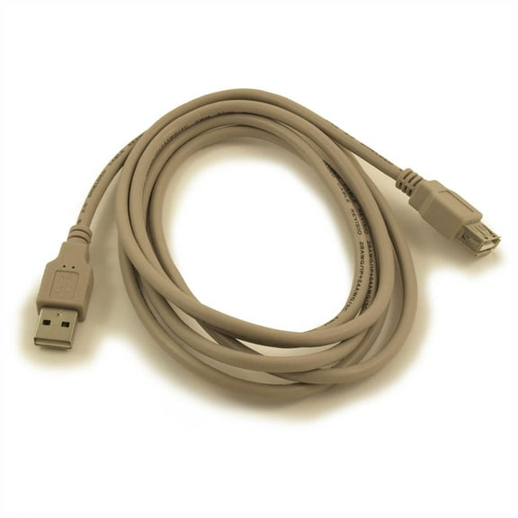 6ft USB 2.0 EXTENSION Type A Male to A FEMALE Cable, Beige