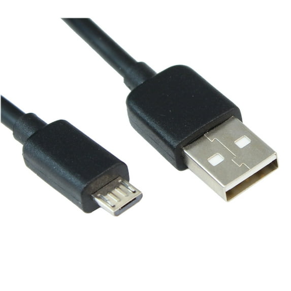 6ft USB 2.0 Type A Male to SLIM Micro-B 5-Pin Cable, Nickel Plated