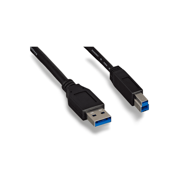 6ft USB 3.0 SuperSpeed Type A to Type B Cable - Black