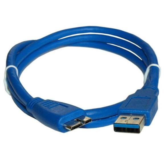 6ft USB 3.2 Gen 1 SUPERSPEED 5Gbps Type A to Micro-B Male Cable, BLUE