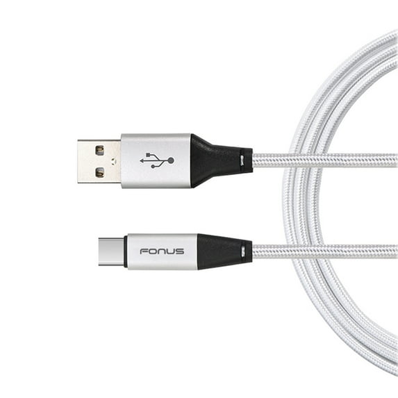 6ft USB-A to USB-C Cable for Samsung Galaxy S24/Ultra/Plus Phones - Type-C Charger Cord Power Wire USB-C Long Braided for Galaxy S24/Ultra/Plus