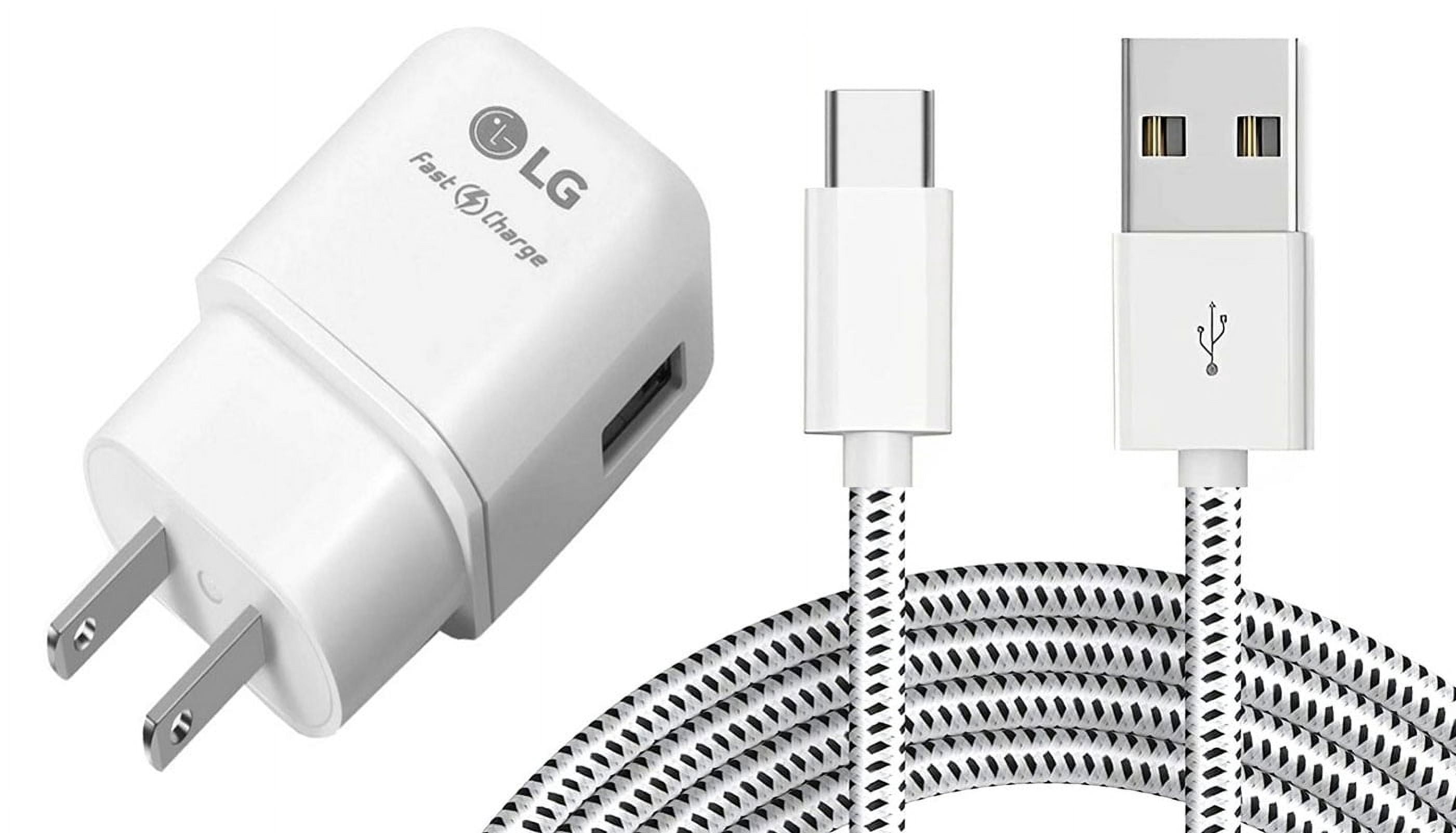 6ft USB-C Cable 18W Fast Home Charger for Galaxy S21 FE 5G - Power Adapter QC3.0 TYPE-C Cord Travel Wall AC Plug Compatible With Samsung Galaxy S21 FE 5G