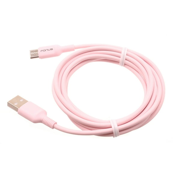 6ft USB-C Cable for T-Mobile REVVL 6x/Pro 5G - Pink Charger Cord Power Wire Type-C Q6P for REVVL 6x, 6x Pro 5G Phones