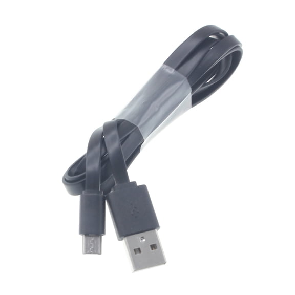 6ft USB Cable Compatible With Amazon Kindle Oasis (2019 release) - MicroUSB Charger Cord Power Wire Sync Flat Black Fast Charge