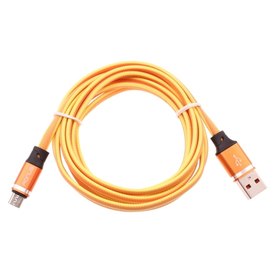6ft USB Cable Compatible With Amazon Kindle Oasis (2019 release) - Orange MicroUSB Charger Cord Power Wire Long Braided Fast Charge Sync