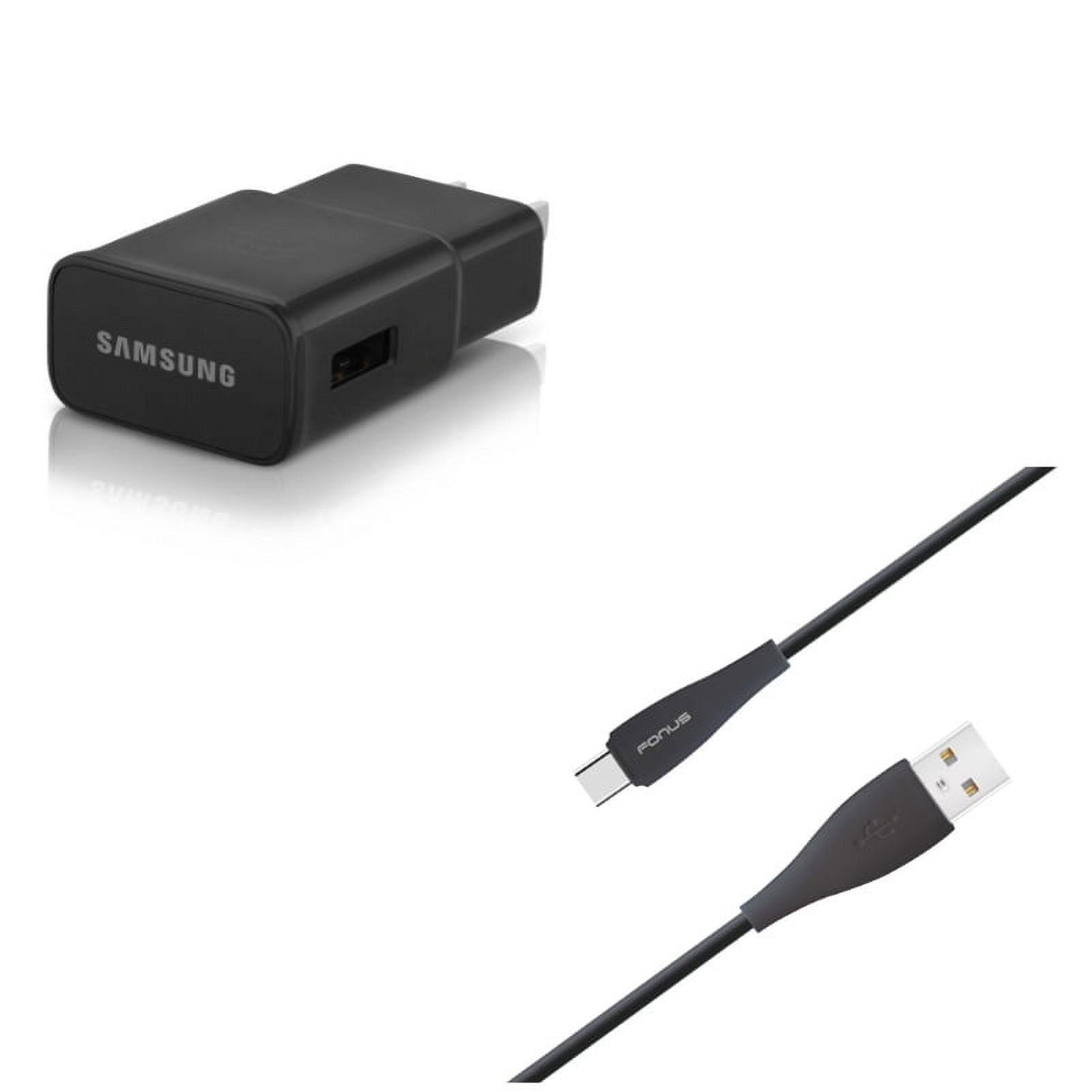 6ft USB Cable + OEM Home Charger for Motorola One 5G Ace Phone - Type-C Charger Cord Power Wire and Adaptive Fast USB Power Adapter Combo for Motorola One 5G Ace (2021)