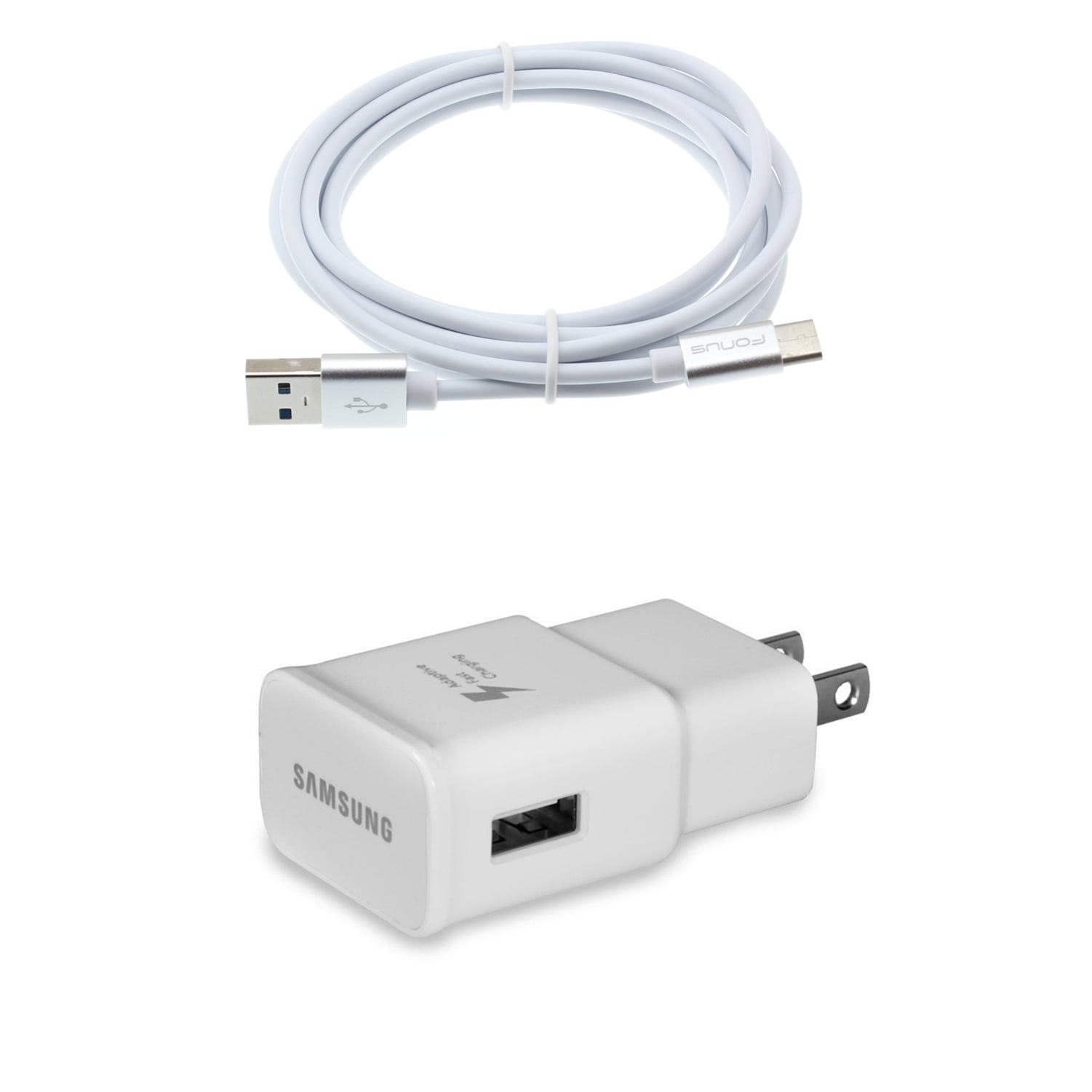 6ft USB Cable Type-C Fast Home Charger for for Google Pixel 4 / 4 XL Phones - Quick Power Adapter Travel Wall AC Plug Cord Wire G2K Compatible With Google Pixel 4, 4 XL