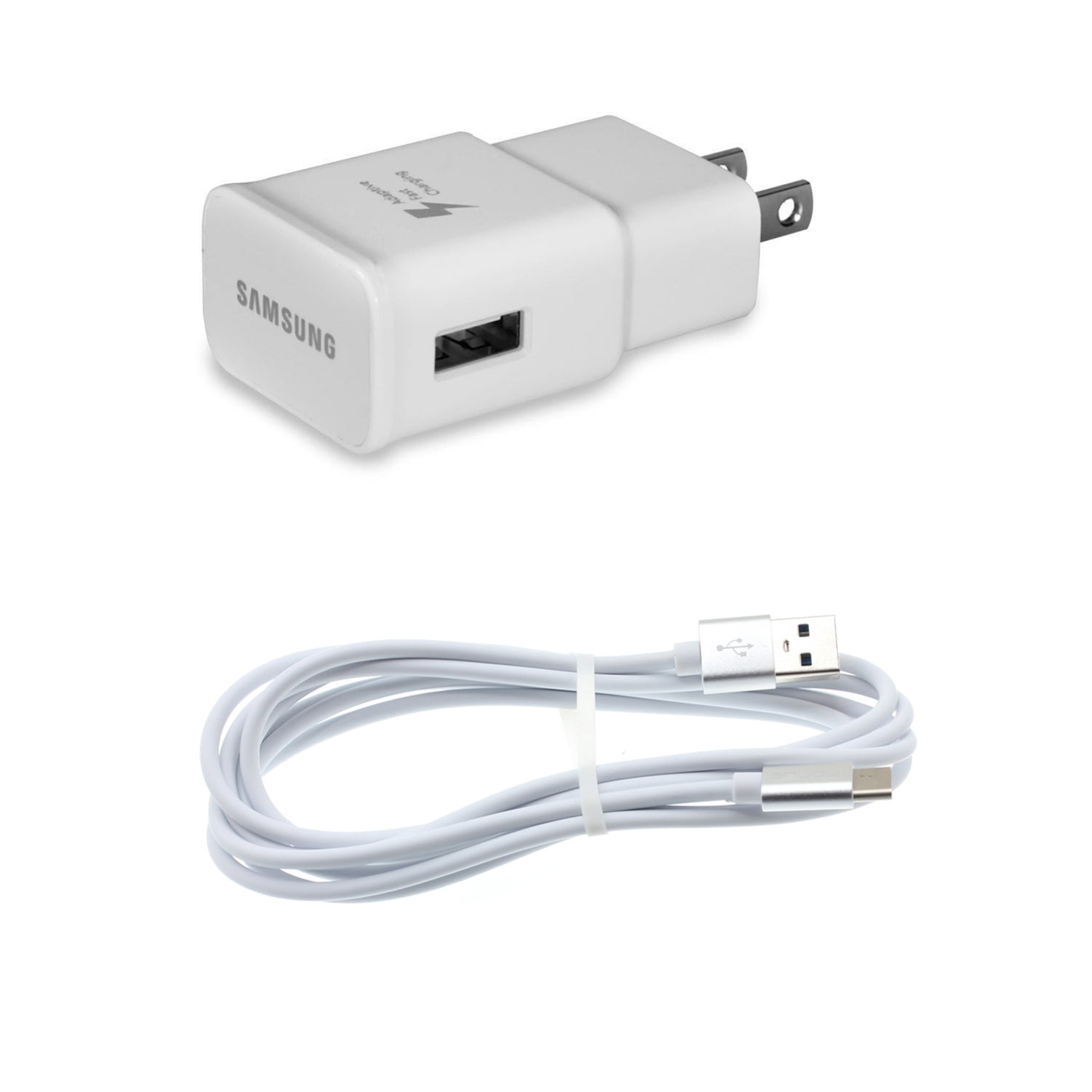 6ft USB Cable Type-C Fast Home Charger Quick Power Adapter Q6Z for Samsung Galaxy Fold A9 A50 A20 A10e - Sonim XP8 XP3 - Sony Xperia 5 10 Plus 1 - Xiaomi Redmi Note 7, Mi Mix 2 9T 9