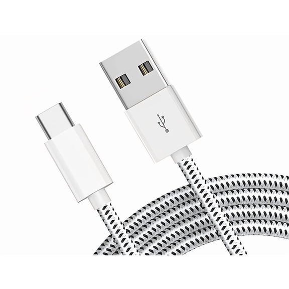 6ft USB Cable Type-C for Samsung Galaxy Z Fold 3 5G/Z Fold4/Fold5/Fold6 - Charger Cord Power Wire USB-C Long Braided