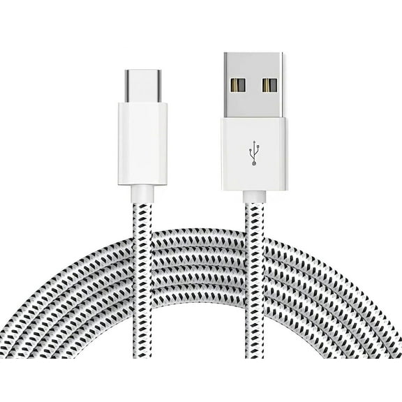 6ft USB Cable for OnePlus Nord 3/N30 5G/N300 5G - Type-C Charger Cord Power Wire USB-C Long Braided
