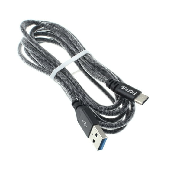 6ft USB Cable for Verve Snap, Iris Flip Phones - Type-C Charger Cord Power Wire USB-C for Consumer Cellular Verve Snap, Iris Flip