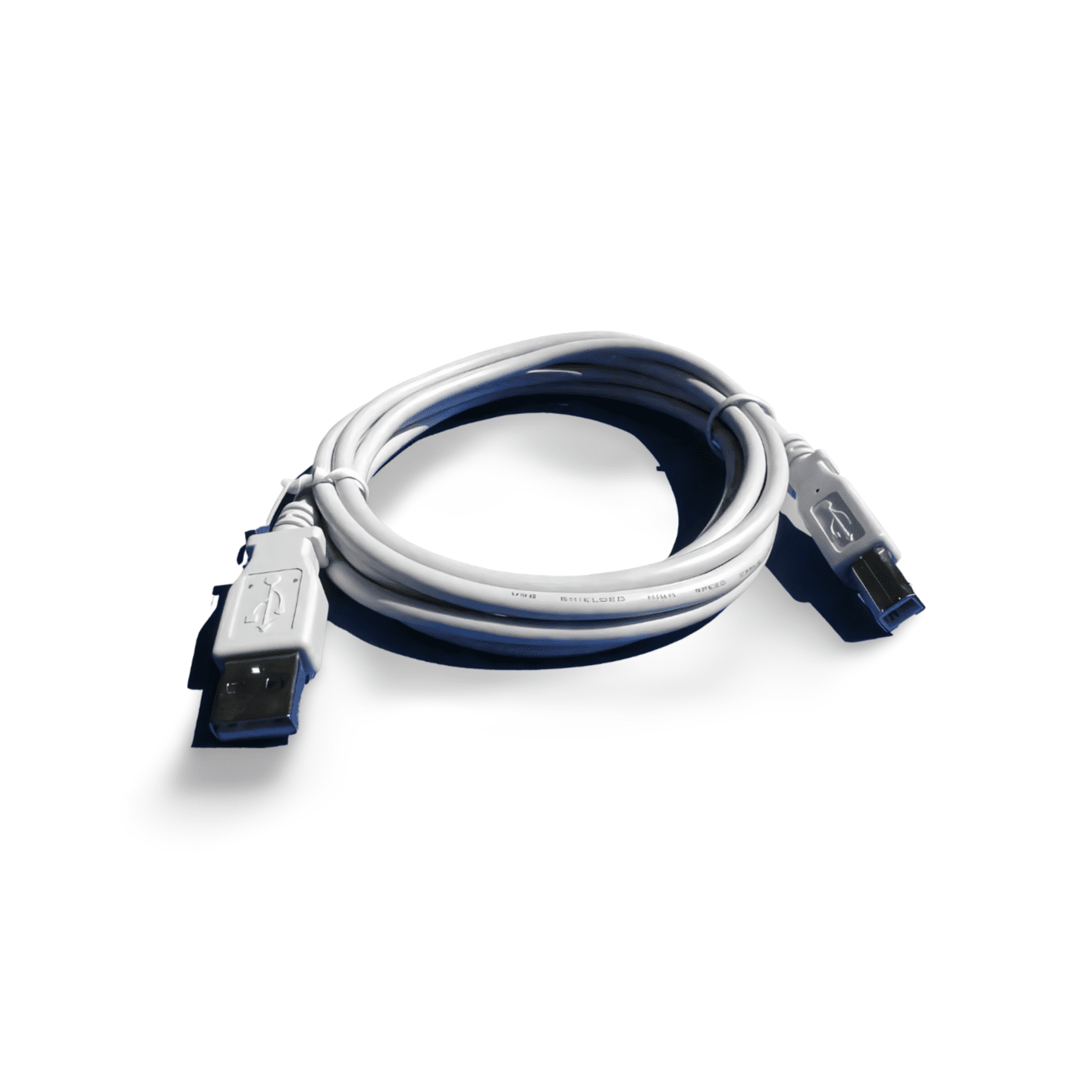 6ft USB Camera Cable Type A to Type B - White - Walmart.com