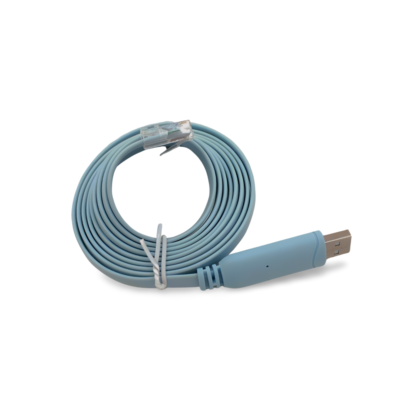 6ft USB to RJ45 Cable Cisco Router Console Serial Blue