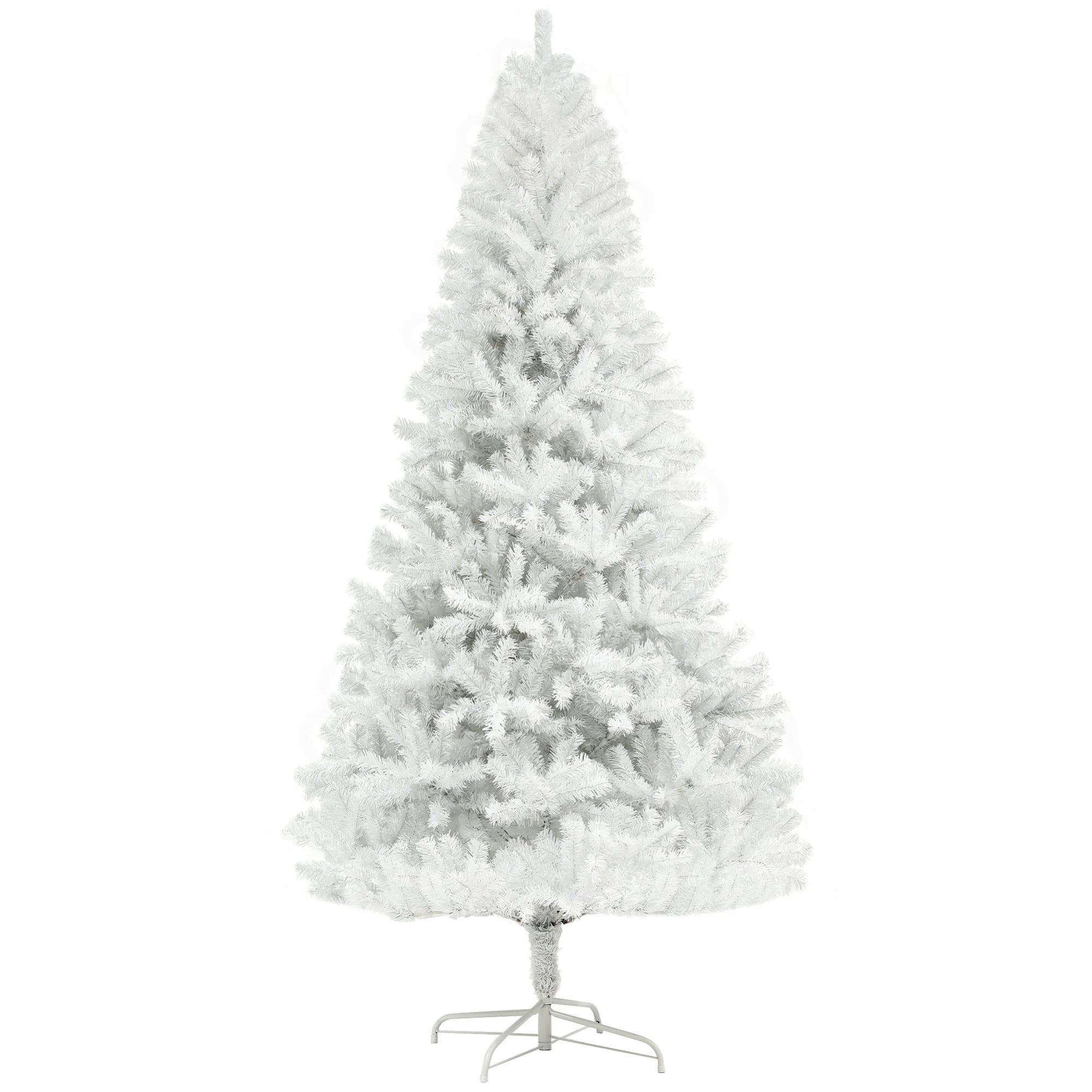 6ft Unlit Full Christmas Tree 1000 Tips Auto-Open Branches Flame Retardant Indoor Decor