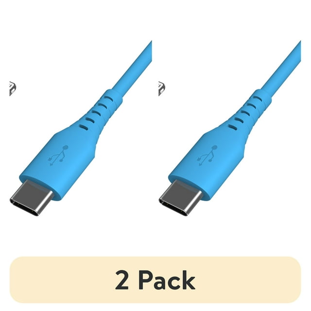 (2 pack) 6ft Usb C To Lightning Cable Assortment