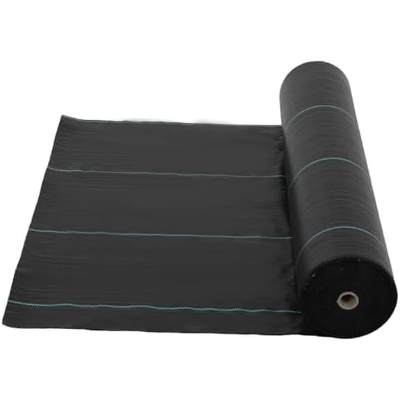 6ft X 300ft Weed Barrier Landscape Fabric Heavy Duty, Premium 2.4 oz Ground Cover Weed Block Gardening Mat, Easy Setup & Superior Weed Control, for Erosion Control, Weed Barrier$$Garden & Patio