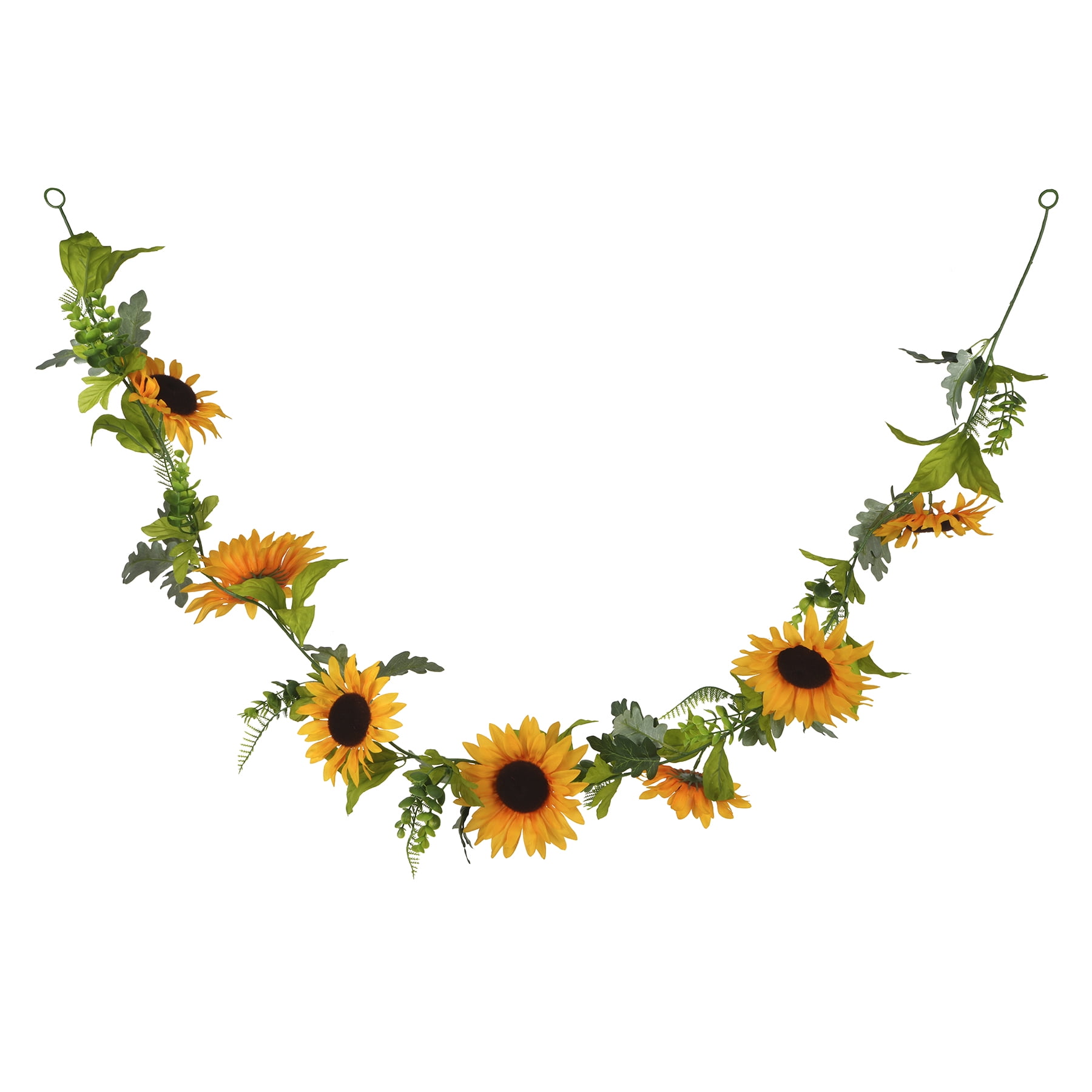6ft. Yellow Sunflower Garland by Ashland® - Summer Garland - Walmart.com