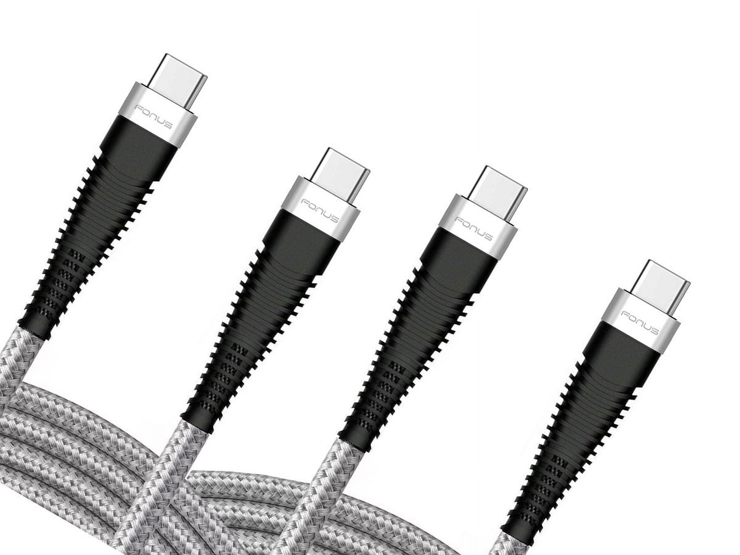 6ft and 10ft Long PD USB-C Cables Compatible With Motorola Moto G Play (2021,2023,2024,2026) - Fast Charge TYPE-C to TYPE-C Cord Power Wire USB-C to