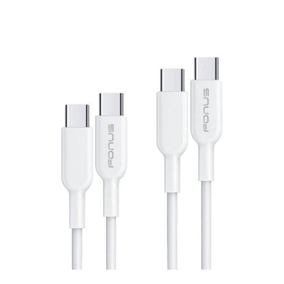 6ft and 10ft Long PD USB-C Cables for T-Mobile REVVL Tab (2023) - Fast Charge TYPE-C to TYPE-C Cord Power Wire USB-C to USB-C Data Sync High Speed