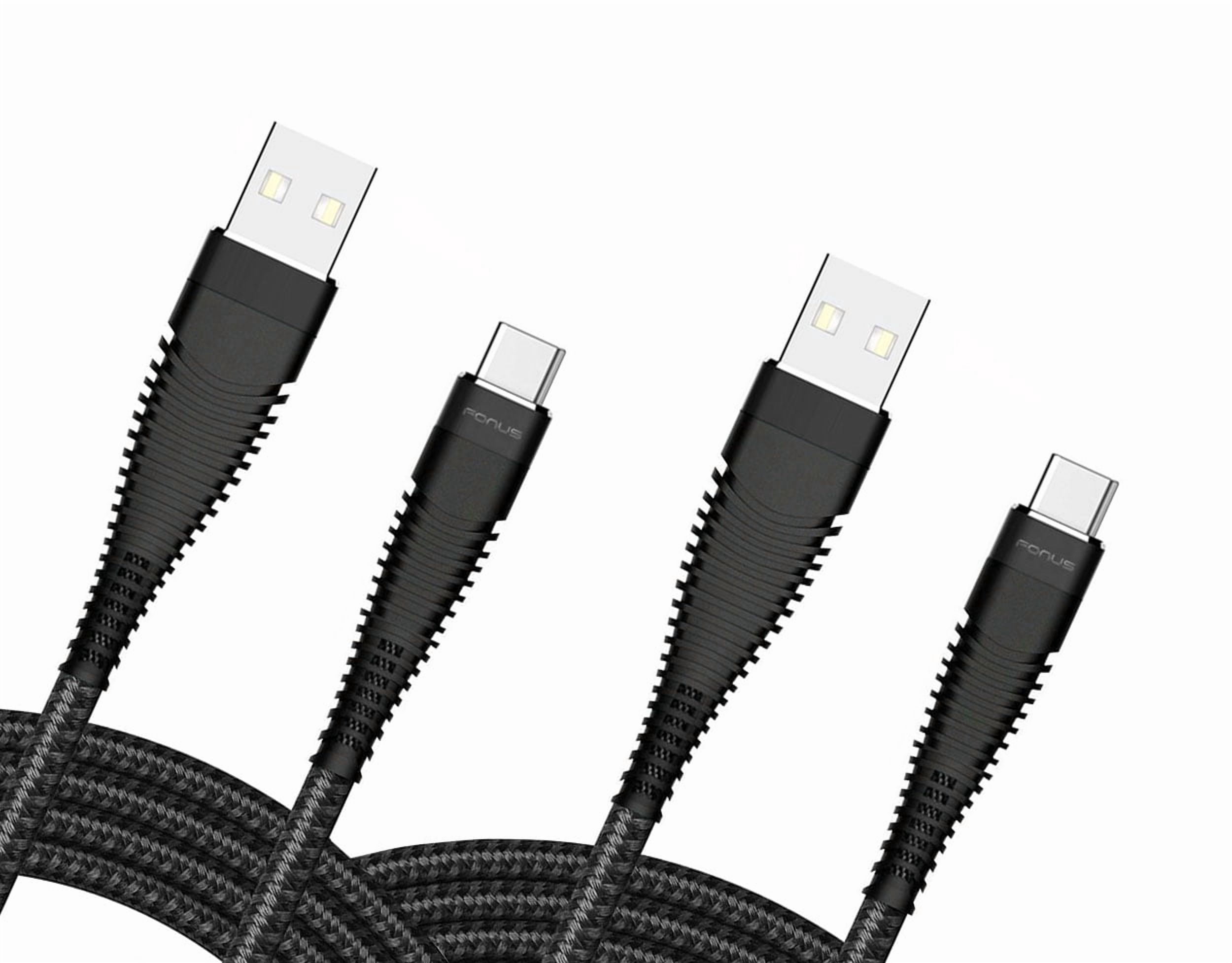 6ft and 10ft Long USB-C Cables Compatible With Motorola Moto G Play (2021,2023,2024,2026) - Fast Charge TYPE-C Cord Power Wire Data Sync Braided