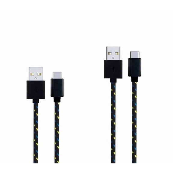 6ft and 10ft Long USB-C Cables Compatible With iPhone 16e/17e - Fast Charge TYPE-C Cord Power Wire Data Sync Braided