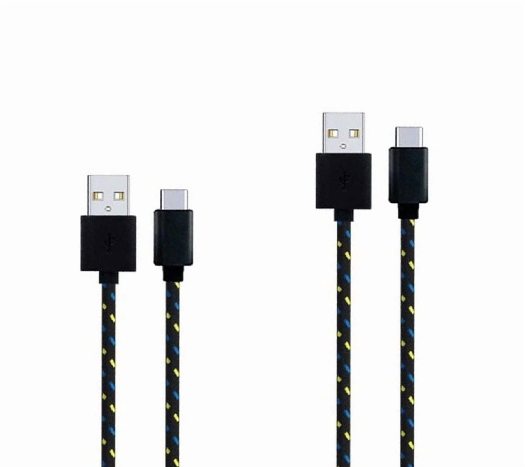6ft and 10ft Long USB-C Cables Fast Charge for Samsung Galaxy A06/A16 5G/A26 5G/A36 5G/A56 5G - TYPE-C Cord Power Wire Data Sync Braided High Speed