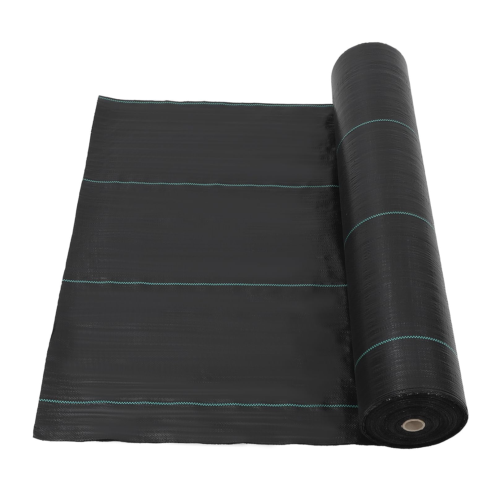 6ft x 300ft Premium Weed Barrier Landscape Fabric, 3.2oz Heavy Duty, Weed Control Fabric, High Permeability, Good for Flower Bed, Driveway Fabric and Ground Cover, Black