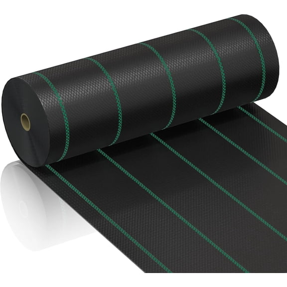 6ft x 300ft Weed Barrier Landscape Fabric 3.5oz PP Ground Cover Weed Barrier Weed Blocker Fabric Commercial Grade Underlayment Geotextile Fabric for Construction Projects