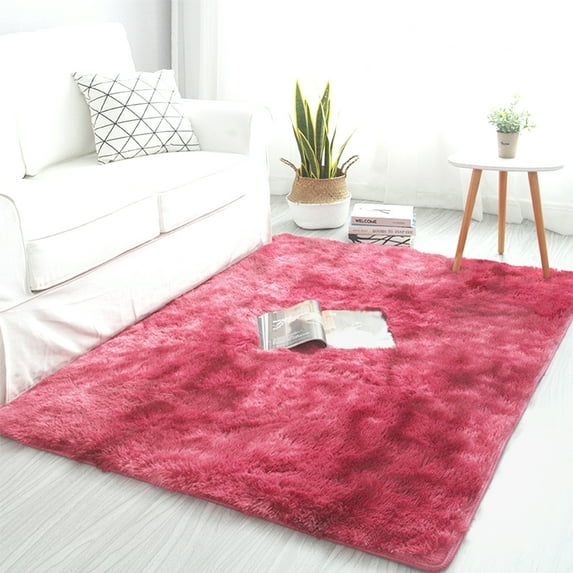 6ft x 9ft Shaggy Area Rugs, Washable Fluffy Rug Plush Decorative Mat Set for Bedroom Living Room Indoor Home Floor, Anti-Skid Carpet