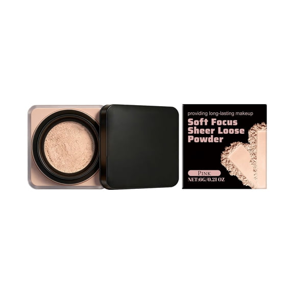 6g Bake & Set Setting Powder - Lightweight, Talc-Free Finishing Powder for Face Makeup with a Soft, Natural Finish - Minimizes Shine for Up to 24HR