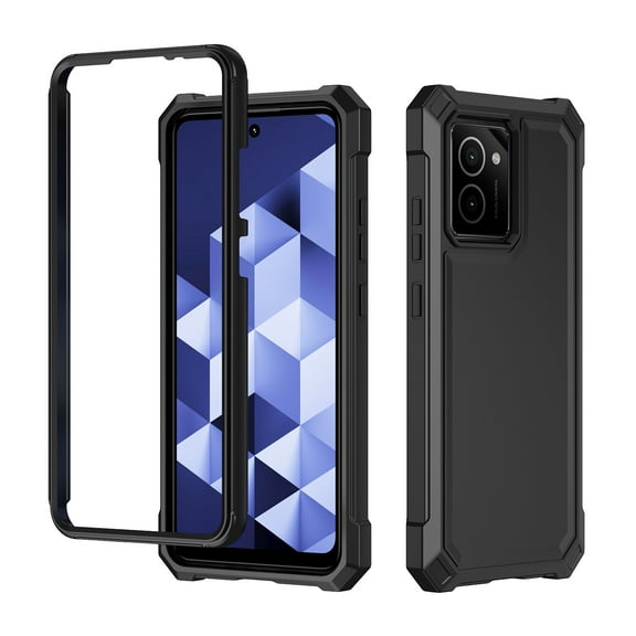 6goodeals For Nokia HMD Vibe Phone Case Screen Protector Phone Case, Full Body Protective Heavy Duty Hybrid Bumper Cover