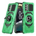 thumbnail image 1 of 6goodeals Series For Nokia Style+ 5G, Nokia G400 5G Phone Case with Tempered Glass Screen Protector, Full-Body [Military-Grade], Magnetic Car Mount Ring Holder, Heavy-Duty Case - Green, 1 of 7