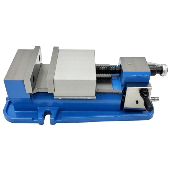 6in High Precision Pneumatic Vise Milling Machine Flat Vise Fast Fixture for CNC Milling Drilling Grinding Machine