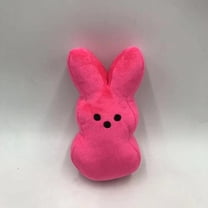 6in Plush Bunny Rabbit – Easter Basket Stuffers for Kids, Cute Bunny Toys for Goodie Bags, Egg Hunt, Party Favors & Carnival Prizes (Rose red)